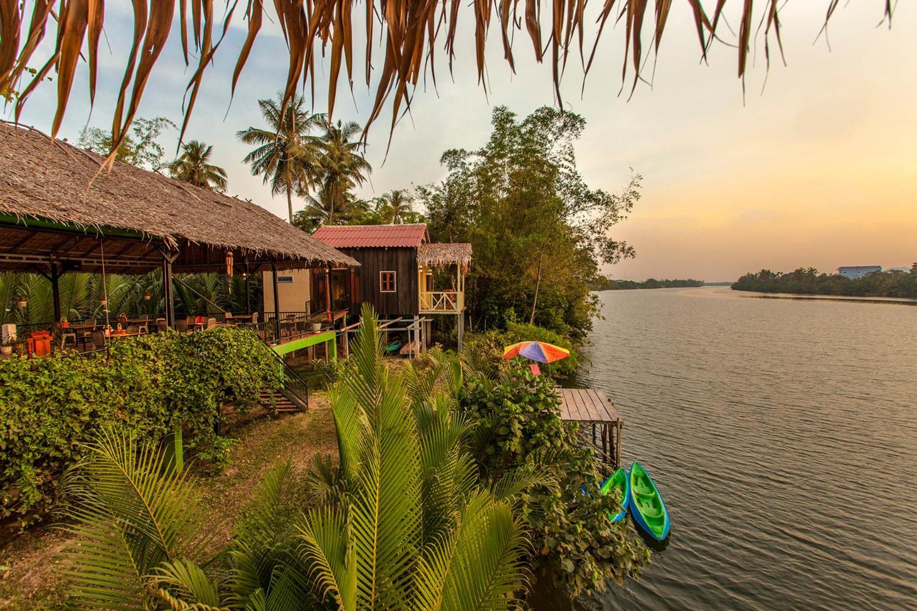 Green Mango Bungalows กำปอต ภายนอก รูปภาพ